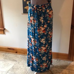 Summer Lovin Floral Jersey Material Skirt